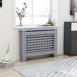 vidaXL Gray Radiator Cover 112x19x81cm 288182