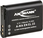 Ansmann Μπαταρία Φωτογραφικής Μηχανής A-Nik EN EL 23 Ιόντων-Λιθίου (Li-ion) 1700mAh Συμβατή με Nikon