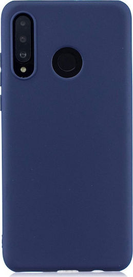 Sonique Liquid Umschlag Rückseite Silikon Blau (Huawei P40 Lite E)