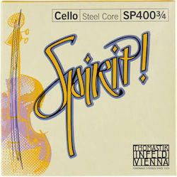 Thomastik Spirit Cello Strings Steel Single Pieces 4