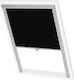 vidaXL Roller Blinds Total Blackout Black 133520 (with Size Option)