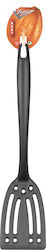 Venus Kitchen Spatula Slotted Plastic Μαύρη