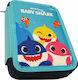 Gim Baby Shark Pencil Case Full with 2 Compartments Turquoise