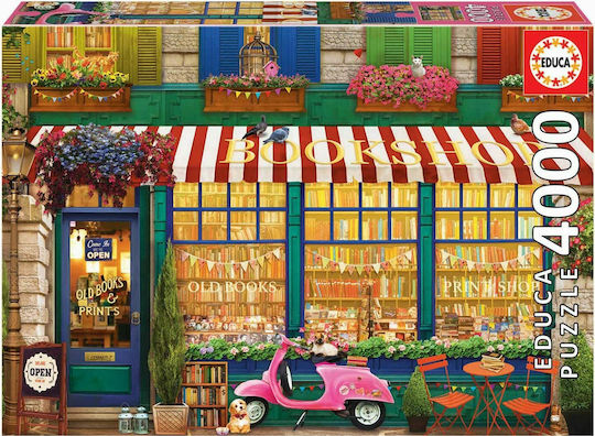 Vintage Bookshop Puzzle 2D 4000pcs 18582