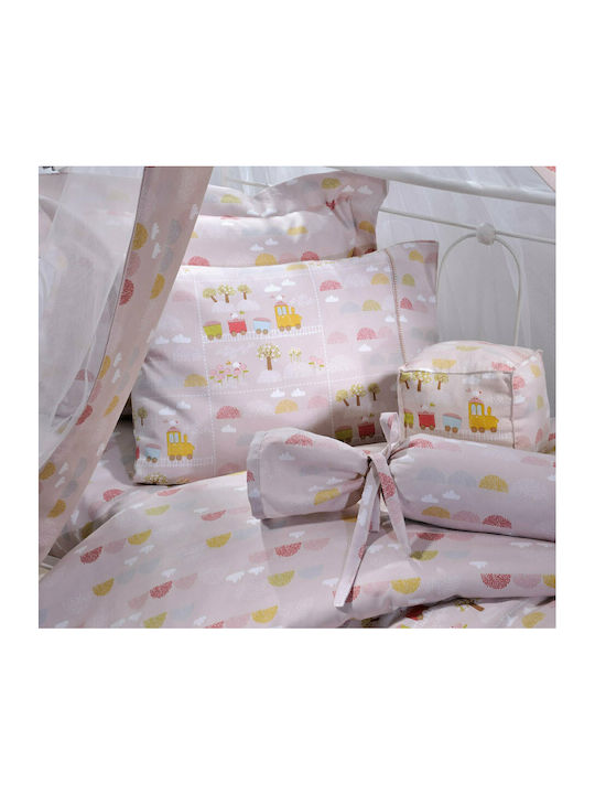 Down Town Home Duvet Crib BS123 Pink 95x145cm 04-0060