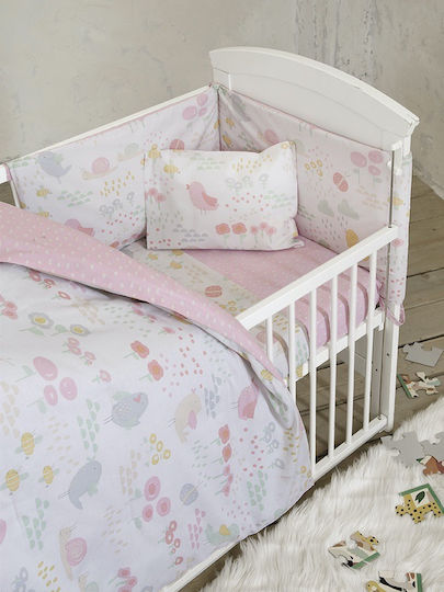 Nima Cuckoo Pink 100x140cm Duvet Cover