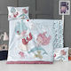 Rythmos Duvet Crib Cotton Fish Girl Multicolour 95x145cm