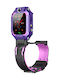 Flip Kinder Smartwatch mit Kautschuk/Plastik Armband Lila