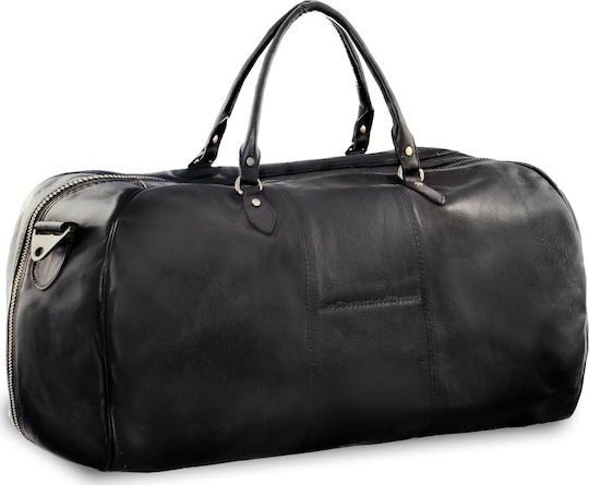 The Chesterfield Brand Sack Voyage 34lt Black made of Leather L46xW27xH28cm