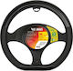 Lampa Car Steering Wheel Cover Le Mans with Diameter 37-39cm Leatherette Black L3295.3