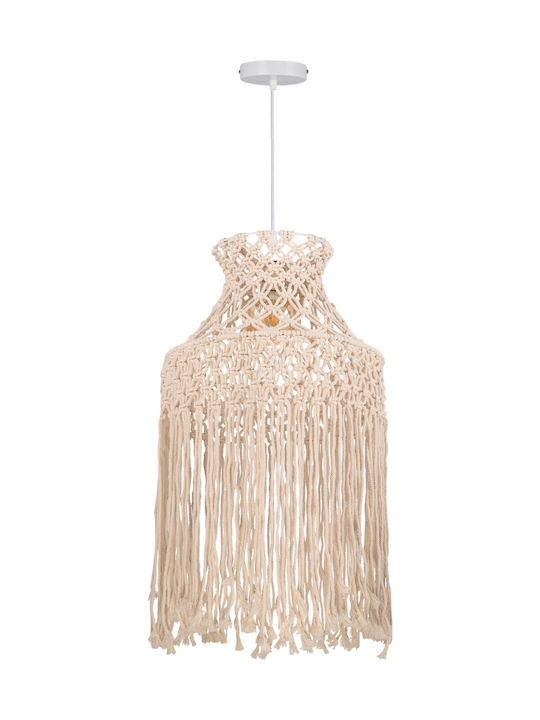 Inlight Pendant Lamp E27 Beige