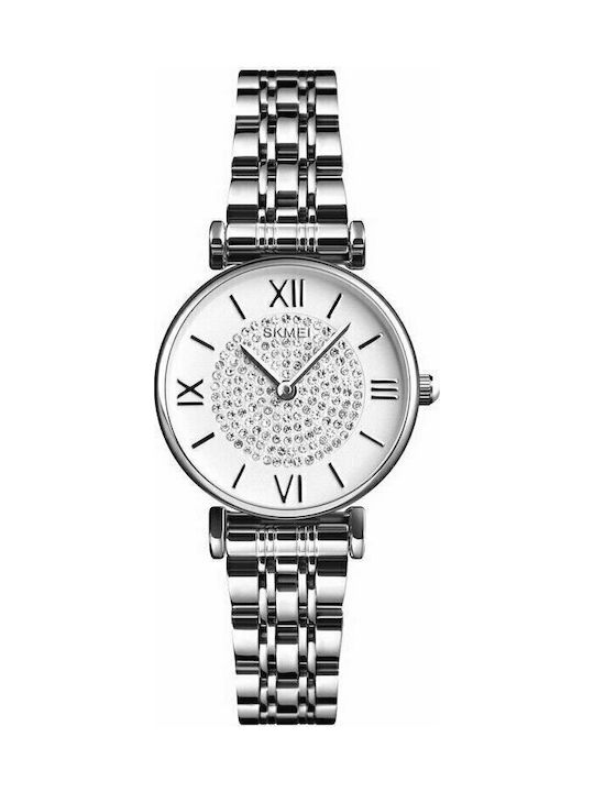 Skmei Watch with Silver Metal Bracelet 7822