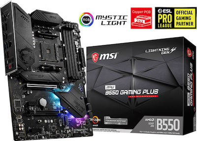 MSI MPG B550 Gaming Plus Motherboard ATX με AMD AM4 Socket