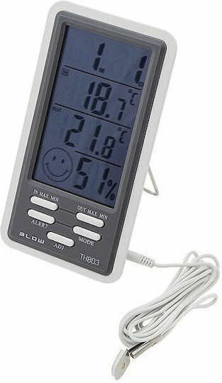 Blow TH-803 Indoor - Outdoor Thermometer & Hygrometer Wall Mounted / Tabletop