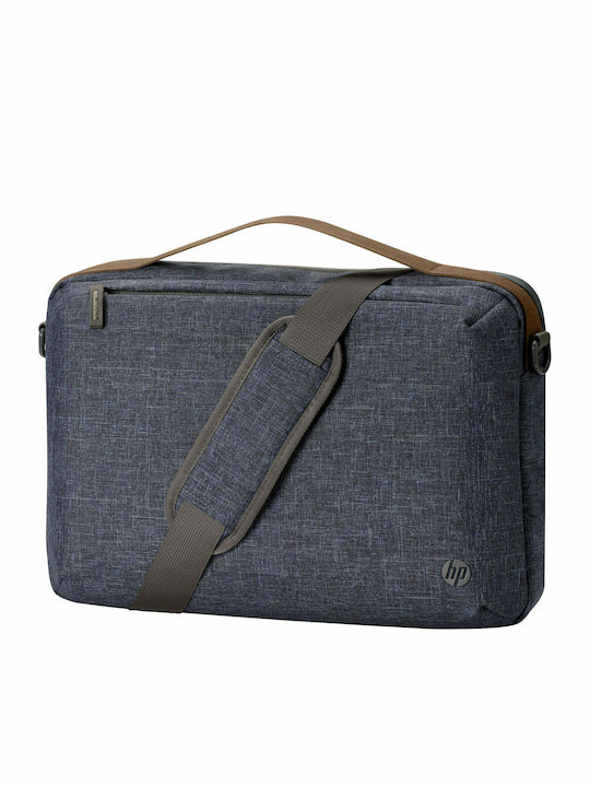 HP Renew Topload Αδιάβροχη Τσάντα Ώμου / Χειρός για Laptop 15.6" Navy