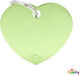 My Family Basic Dog ID Tag Heart Green Metallic...