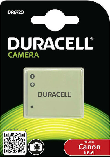 Duracell Μπαταρия за фотоапарат DR9720 Литиево-йонни (Li-Ion) 1000mAh Съвместима с Canon
