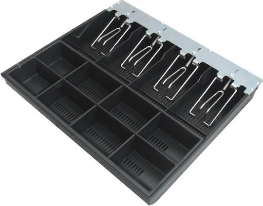 TE Tameiaki Express ΤΕ 535 Cash Register Insert Tray with 8 Coin Slots and 4 Slots for Bills 31.5x30.8x5.6cm