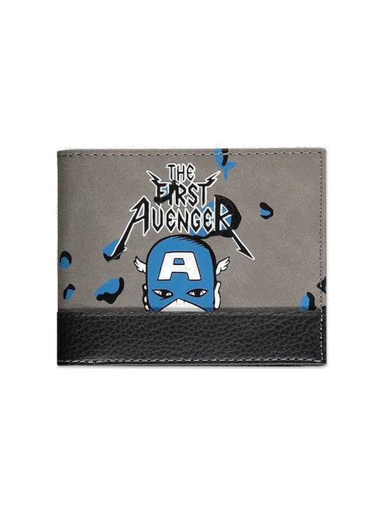 Marvel Captain America Bifold Wallet Herren Geldbörse Klassisch