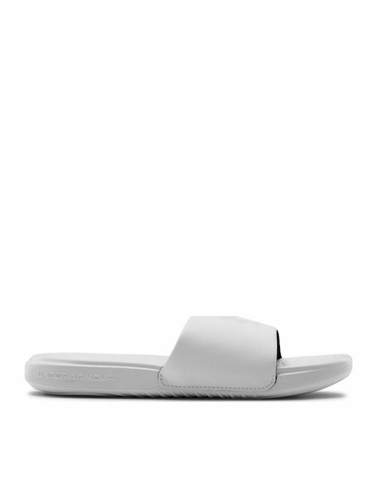 Under Armour Ansa Fixed Slides White