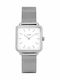 Cluse La Tetragone Women's Watch with Silver Metal Bracelet