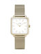 Cluse La Tetragone Women's Watch with Gold Metal Bracelet