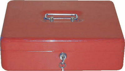 Black Red Κουτί Ταμείου με Κλειδί CB1003 Κόκκινο