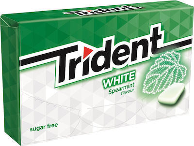 Trident Chewing gum White with Δυόσμο Flavour Sugar Free 23.8gr