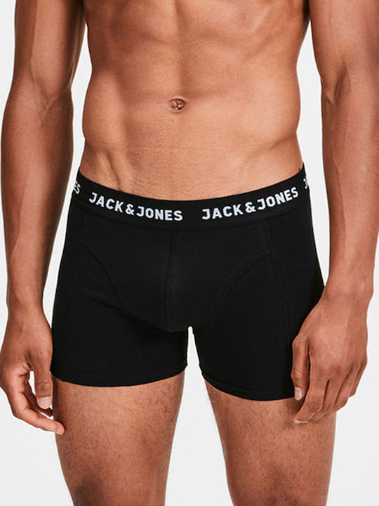 Jack & Jones Ανδρικά Μποξεράκια Μαύρα 2Pack