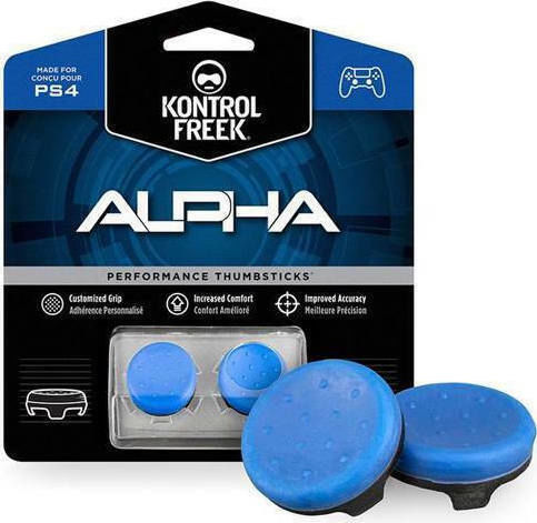 KontrolFreek Performance Thumbsticks Thumb Grips Alpha for PS4 In Blue Colour