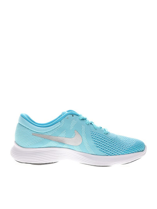 Nike Revolution 4 (GS) Kids Running Shoes Light Blue