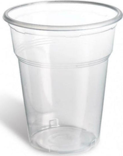 Lariplast Πλαστικό Ποτήρι μιας Χρήσης Διάφανο 400ml 50τμχ