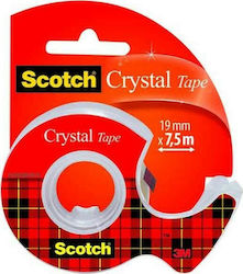 3M Desktop-Klebebandabroller Scotch Kristall 19...