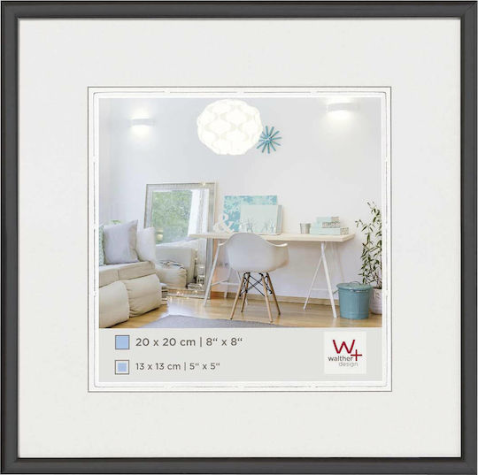 Walther Plastic Photo Frame With Black Frame
