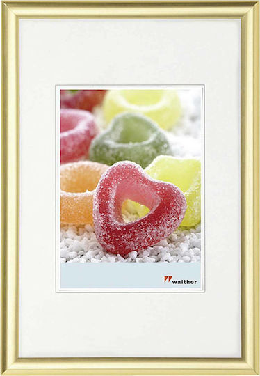Walther Plastic Gold Photo Frame
