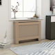 vidaXL Brown Radiator Cover 112x19x81cm 288193