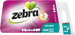 Zebra Soft Economic Purple 8 Rollen 3 Blätter 65gr