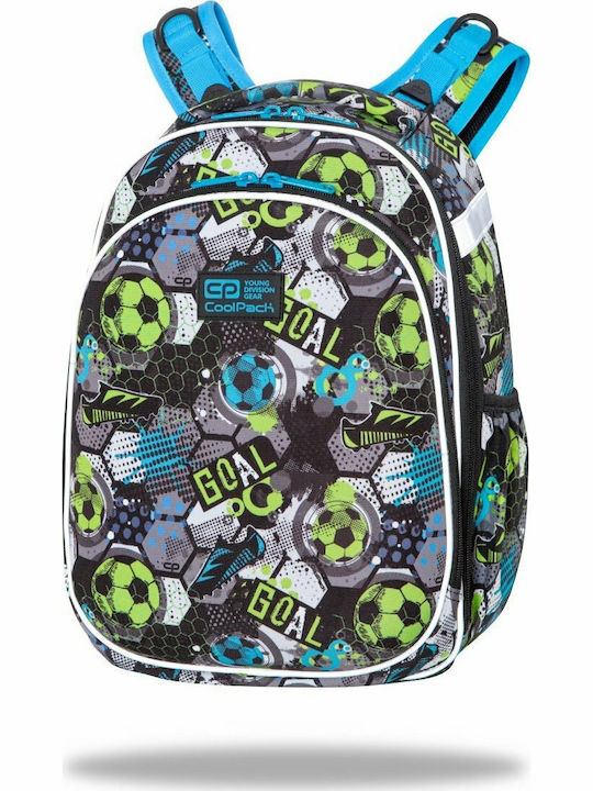 Coolpack Turtle Football School Bag Backpack Elementary, Elementary Multicolored