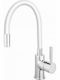 Oscar Plast E00403 Kitchen Faucet Counter Flexible Silver