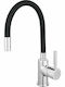 Oscar Plast E00404 Kitchen Faucet Counter Flexible Black