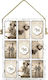 ZEP Multi Wooden 9 Number of Spit 10x15cm with Beige Frame