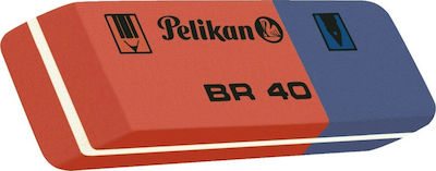 Pelikan Eraser for Pencil and Pen ΒR40 Classic Blue-Red 1pcs