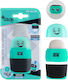 Madrid Papel Plastic Double Sharpener Green Barrel with Eraser 1pcs