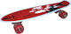 JollyWheelz JollyWheelz Chaos 88403 Shark Complete Penny Board 5.90" Red