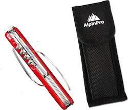AlpinPro Komodo Red/Silver Πολυεργαλείο