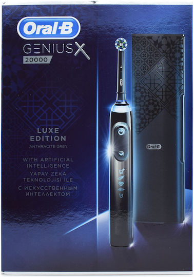 Oral-B Genius X 20000 Luxe Edition Elektrische Zahnbürste mit Reiseetui