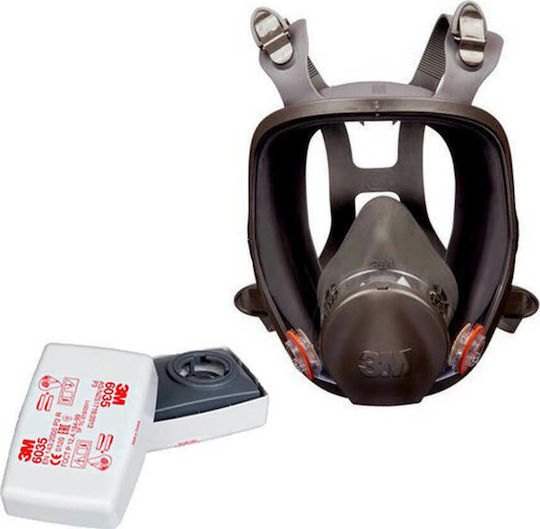 3M Mask Half Face with 6035 P3 filters 6800 Gray