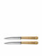 Opinel N°112 Messerset aus rostfreiem Stahl 2Stück