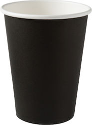 Pahar de unică folosință Hârtie Negru 420ml 50buc