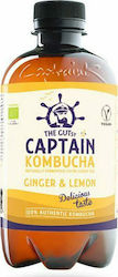 Captain Kombucha Bio Κομπούχα με Ginger σε Υγρή Μορφή 400ml
